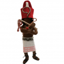 Pharao mit Insignien und Doppelkrone